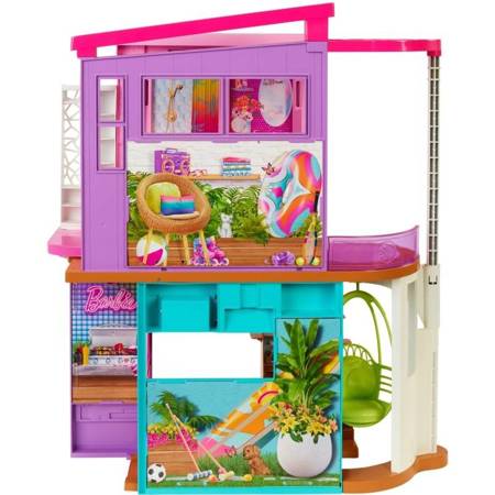 Barbie wakacyjny domek umeblowany HCD50