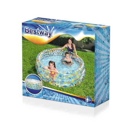 Bestway Basen 3-komorowy 170x53cm B51048 - Idealny do Ogrodu