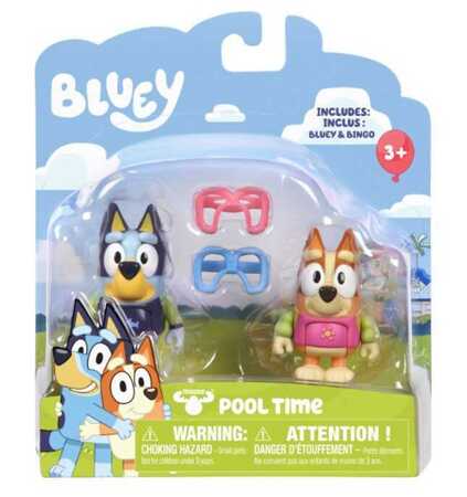 Bluey figurki 2pak zabawa na basenie  13039