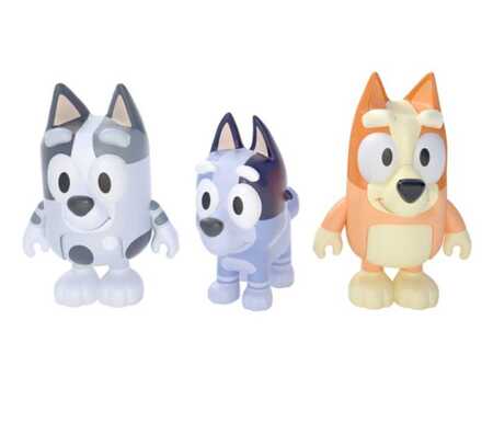 Bluey figurki 3-pak Kuzyni BLU13040