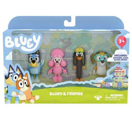 Bluey figurki 4pak przyjaciele 13014