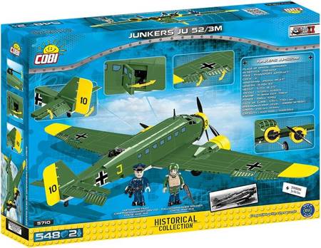 COBI HC WWII Junkers JU52/3M 548 klocków 5710