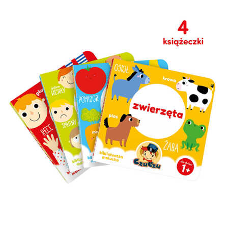 CZUCZU Biblioteczka Malucha - Książeczki Edukacyjne dla Dzieci 62336