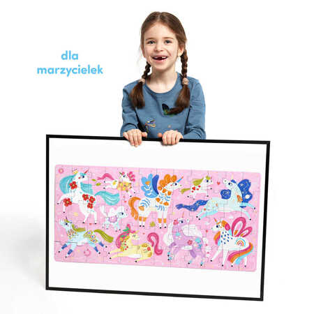 CZUCZU Puzzle Ach Jednorożce 92405 - Edukacyjne Puzzle dla Dzieci