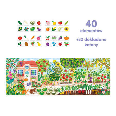 CZUCZU Puzzle Co rośnie w ogródku 92771 - Edukacyjne puzzle dla dzieci