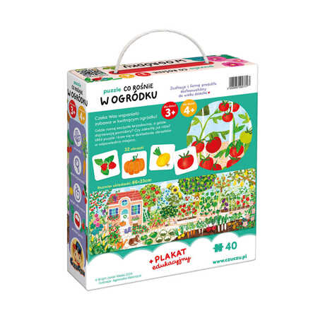 CZUCZU Puzzle Co rośnie w ogródku 92771 - Edukacyjne puzzle dla dzieci