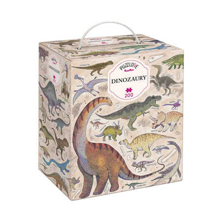 CZUCZU Puzzlove Dinozaury 200el - Puzzle Edukacyjne dla Dzieci 92306