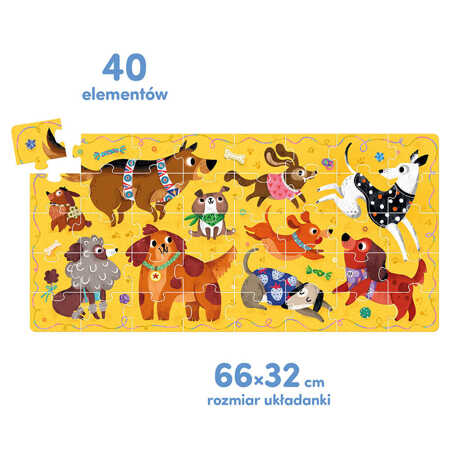 CzuCzu Puzzle Hau Pieski - Zabawka Edukacyjna dla Dzieci 92191