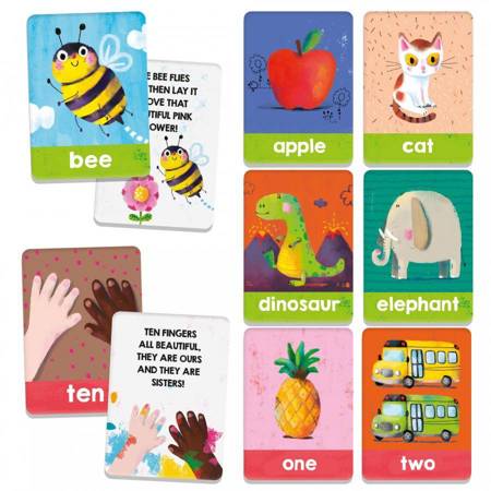 Discover flashcards Montessori - 36 kart-nauka przedmiotów i liczb 1-4