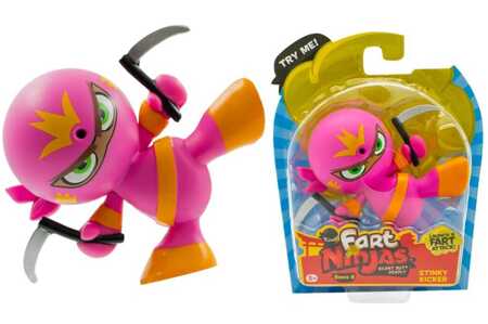 FART NINJAS figurka z dźwiękiem Stinky Kicker S8 70700