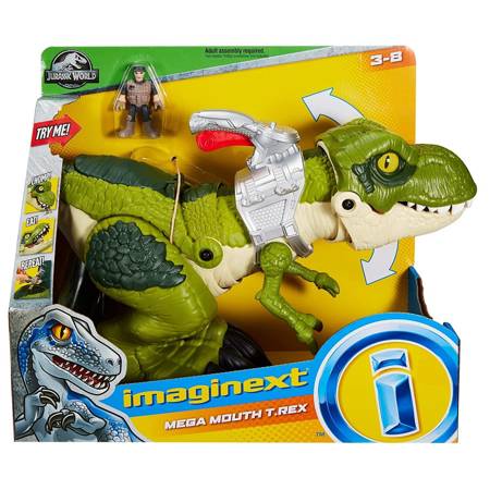 Fisher-Price JURASSIC WORLD Mega Mouth T.Rex  GBN14