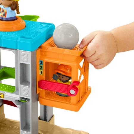 Fisher-Price Little People Plac budowy zestaw z dźwiękami HCJ64