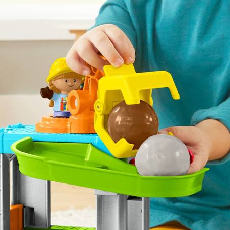 Fisher-Price Little People Plac budowy zestaw z dźwiękami HCJ64