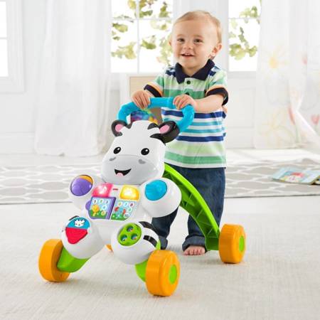 Fisher-Price interaktywny chodzik zebra DPL53