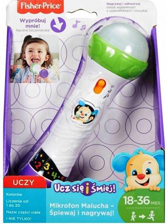 Fisher-Price mikrofon malucha-śpiewaj i nagrywaj! FBP38