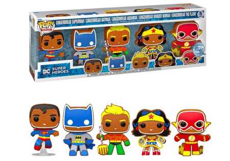 Funko POP! DC Super Heroes Gingerbread 5pak 66450