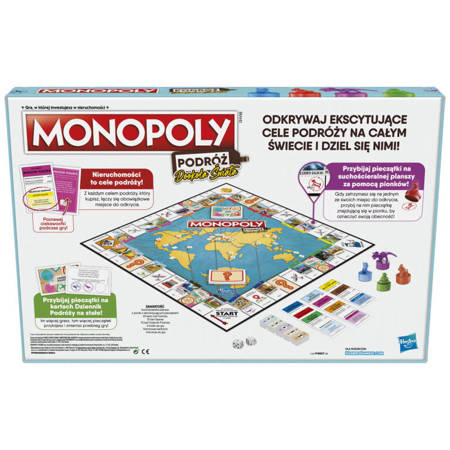 Gra Monopoly Podróż dookoła świata F4007