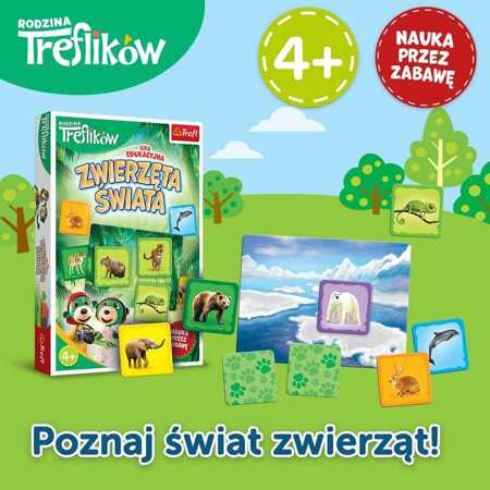 Gra Zwierzęta Świata Rodzina Treflików 02337