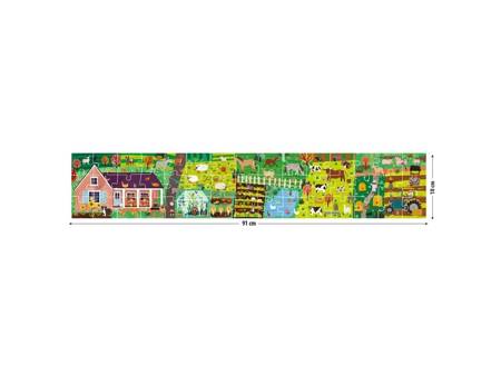 HEADU Farm & Stickers Puzzle z naklejkami farma wiek 3-6