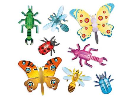 HEADU Gra Montessori Insect Builder - Budowniczy owadów