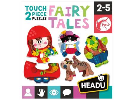 HEADU Puzzle sensoryczne-bajki wiek 2-5