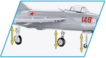 Historical Collection Korean War MIG-15 Fagot 504 elementy 2416