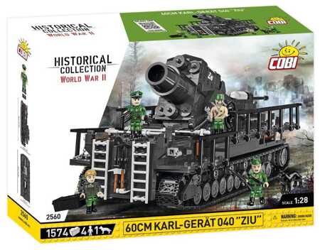 Historical Collection WWII 60cm Karl-Gerat 040 ZIU 1574 elementy 2560