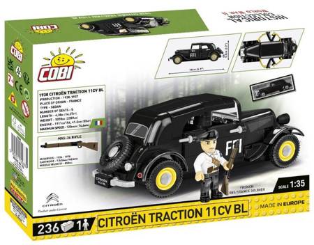 Historical Collection WWII Citroen Traction 11CV BL 236 elementów 2266