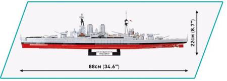 Historical Collection WWII HMS Hood 2613 elementów 4830