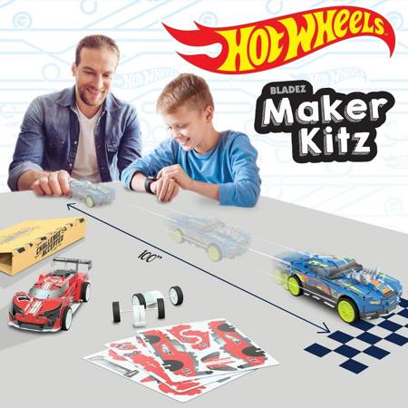 Hot Wheels BLADEZ Maker Kitz auto składane dwupak  BTHW-M01M