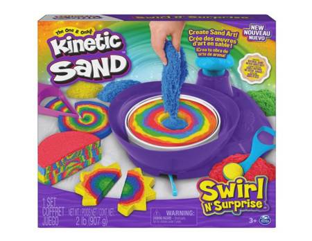 Kinetic Sand Zakręcone Kolory 6063931