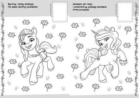 Koloruj i naklejaj My Little Pony Nowe pokolenie