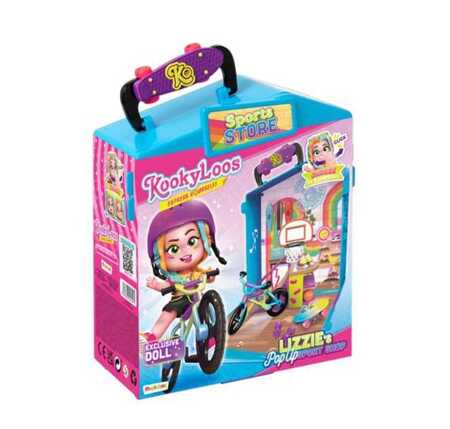 Kookyloos Lizzie Pop Up Sklep Sportowy lalka, figurka