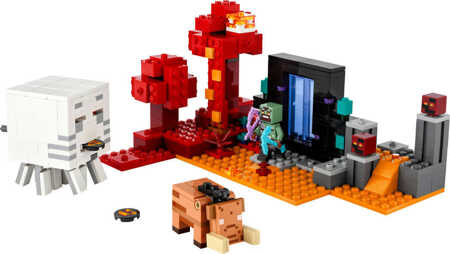 LEGO MINECRAFT Zasadzka w portalu do Netheru  21255