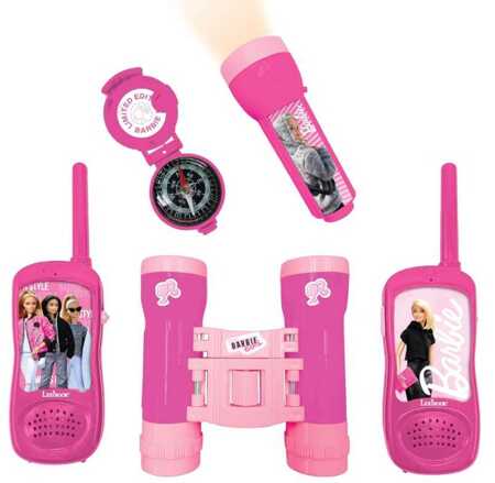 Lexibook Barbie walkie talkie zestaw przygodowy RPTW12BB