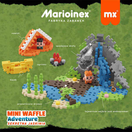 MARIOINEX Klocki wafle mini Sekr.jask.148el 03162