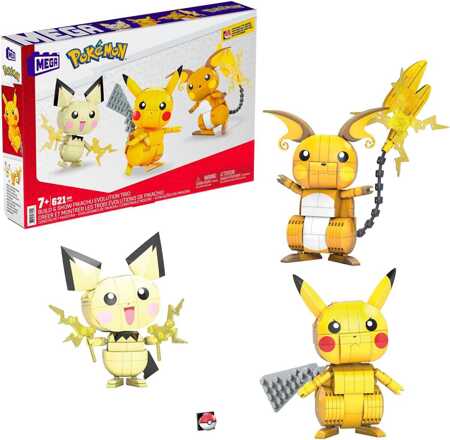 MEGA CONSTRUX Pokemon Pikachu Trio 3-pak  GYH06