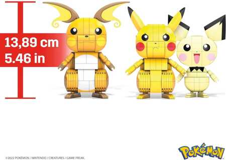 MEGA CONSTRUX Pokemon Pikachu Trio 3-pak  GYH06