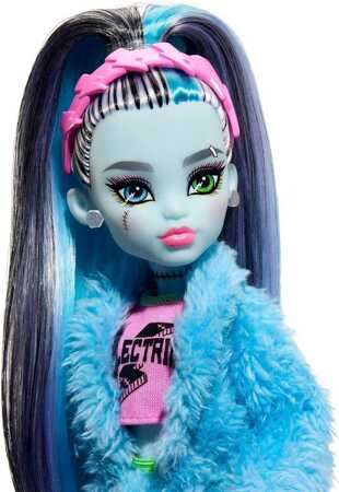 MONSTER HIGH Piżama Party lalka Frankie Stein HKY68