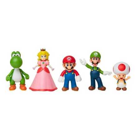 Mario Nintendo 6cm, 5 figurek  00900