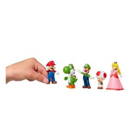 Mario Nintendo 6cm, 5 figurek  00900