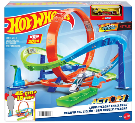 Mattel Hot Wheels Action Gyro Pętla Zakręcona Tornado HTK16