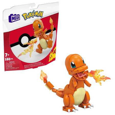 Mega Construx Pokemon Charmander średni do zbudowania GKY96