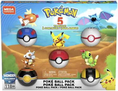 Mega Construx Pokemon - Poke ball 5-pack GHP85