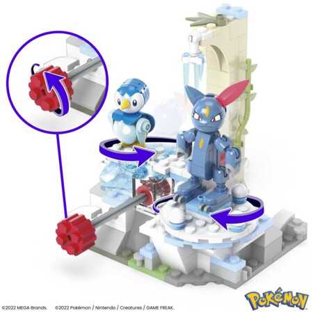 Mega Construx Pokemon Śnieżny dzień Piplup i Sneasel HKT20