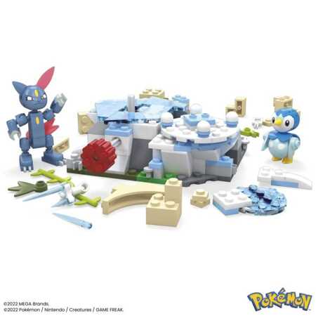 Mega Construx Pokemon Śnieżny dzień Piplup i Sneasel HKT20