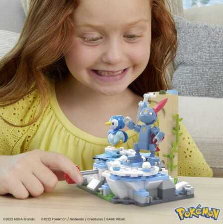 Mega Construx Pokemon Śnieżny dzień Piplup i Sneasel HKT20