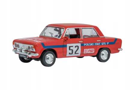 Model PRL Fiat 125p Rally czerwony