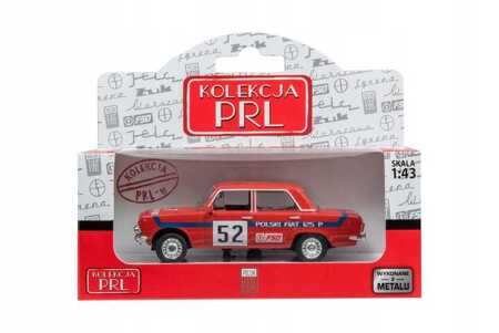 Model PRL Fiat 125p Rally czerwony