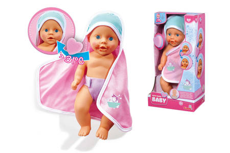 New Born Baby - Brudny bobasek do kąpania 30cm 503-0006